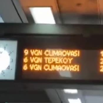 İzban Saatlerinin Uyuşmaması Ve Sabah / İş Çıkışı Zamanları 6 Vagon