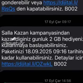 Turkcell Akıllı Saat Taahhüt Bilgi SMS Yalanı