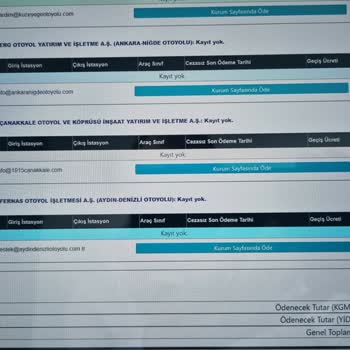HGS Ödemesindeki Gecikme Yüzünden Fahiş Ceza Ve Bilgilendirme Eksikliği Mağduriyeti