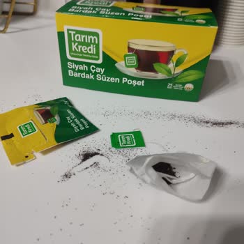 Tarım Kredi Siyah Poşet Çaylarda Poşet Yırtılması Ve Çayın Dökülmesi Sorunu