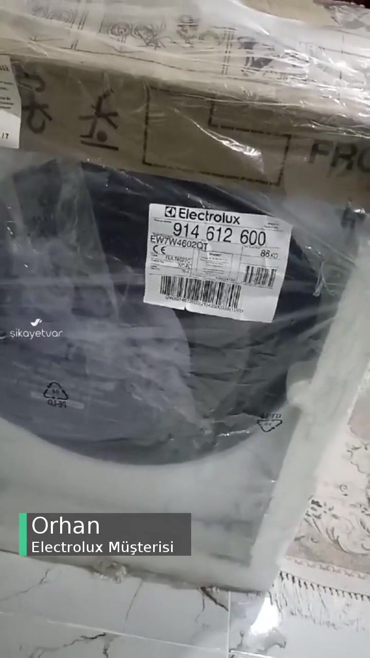 Electrolux Çamaşır Makinesinin Kurulum Yapılmaması videonun kapak resmi