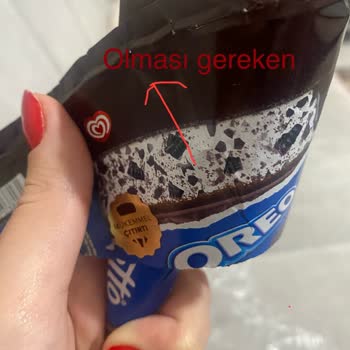 Cornetto Oreo Dondurmasında Beklenmeyen İçerik Ve Hayal Kırıklığı