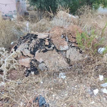Kanalizasyon Onarımı Sonrası Bahçemde Kalan Hafriyat Ve Atıkların Temizlenmemesi