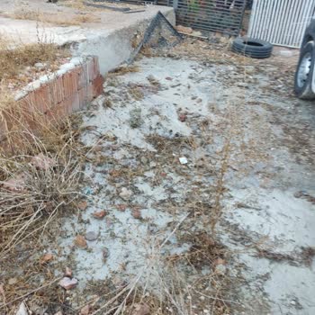 Kanalizasyon Onarımı Sonrası Bahçemde Kalan Hafriyat Ve Atıkların Temizlenmemesi