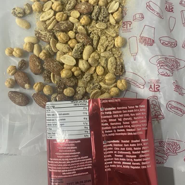 Peyman Karışık Kuruyemişte Yoğun Leblebi Tozu Tadı Bozuyor