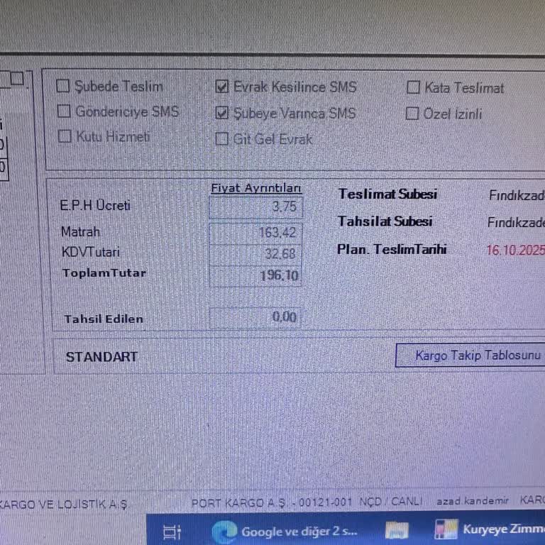 Adrese Teslim Edilmeyen Kargo Ve Mağduriyet Üstüne Ücret Talebi