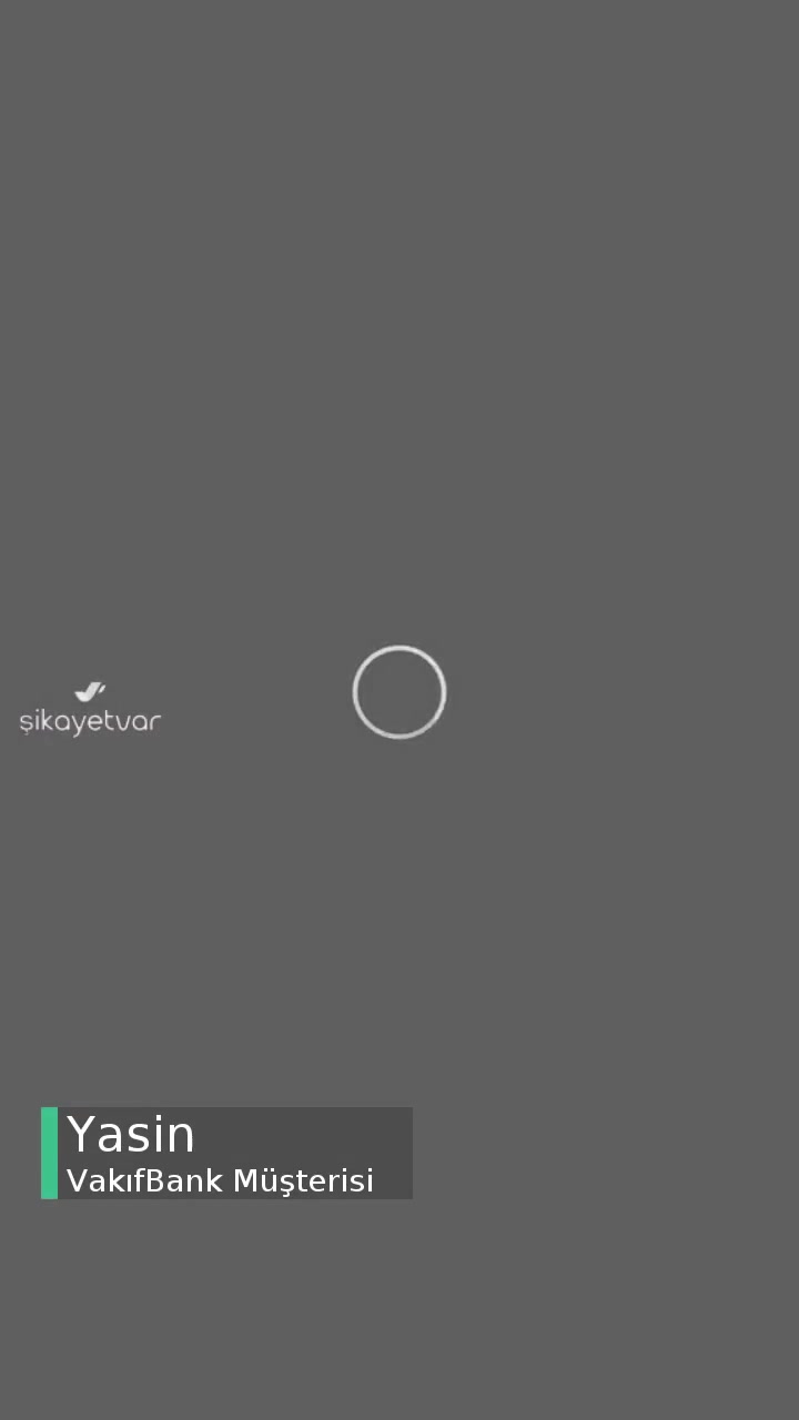 VakıfBank Kredi Kullanmakla Alakalı Sorun Yaşıyorum videonun kapak resmi