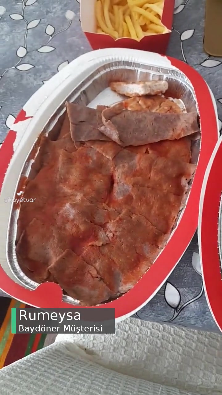 Baydöner Özensiz Ve Eksik Ürün videonun kapak resmi