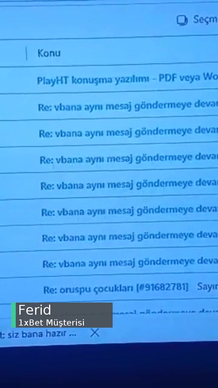 1xbet Sitesinden Şikayetçiyim! videonun kapak resmi