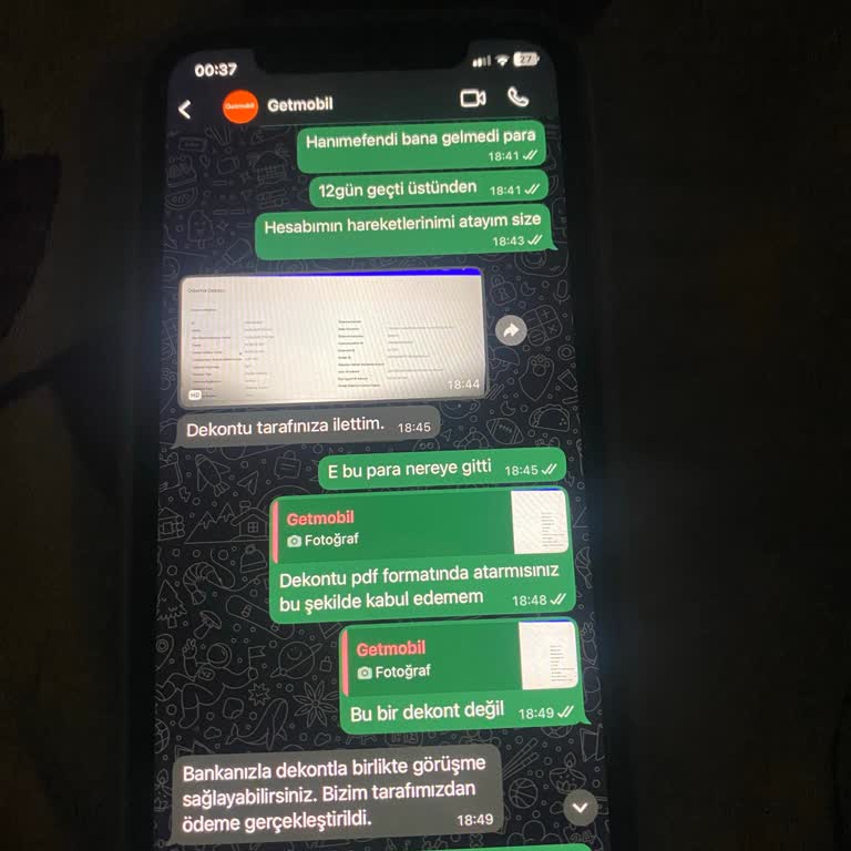 Getmobil’den Alınan İphone’un İadesi Yapılamadı, Para Hesabıma Geçmedi