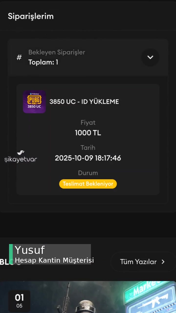 Hesap Kantin UC Alışveriş Hüsranı videonun kapak resmi