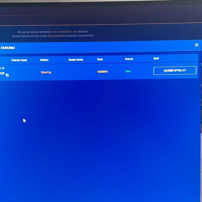 Meritbet Kazancım ve Yatırdığım Param İade Edilmeden Hesabım Kapatıldı