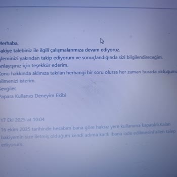 Papara Hesabım Kapatıldı, 9.000 TL Param Ödenmiyor Mağduriyetim Sürüyor