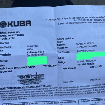 Sıfır Aldığım Motosiklet İki Kez Yolda Kaldı Çözüm Bekliyorum