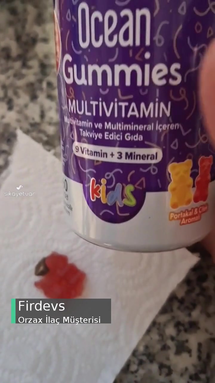 Orzax Multivitaminden Tuhaf Cisim Çıktı! videonun kapak resmi