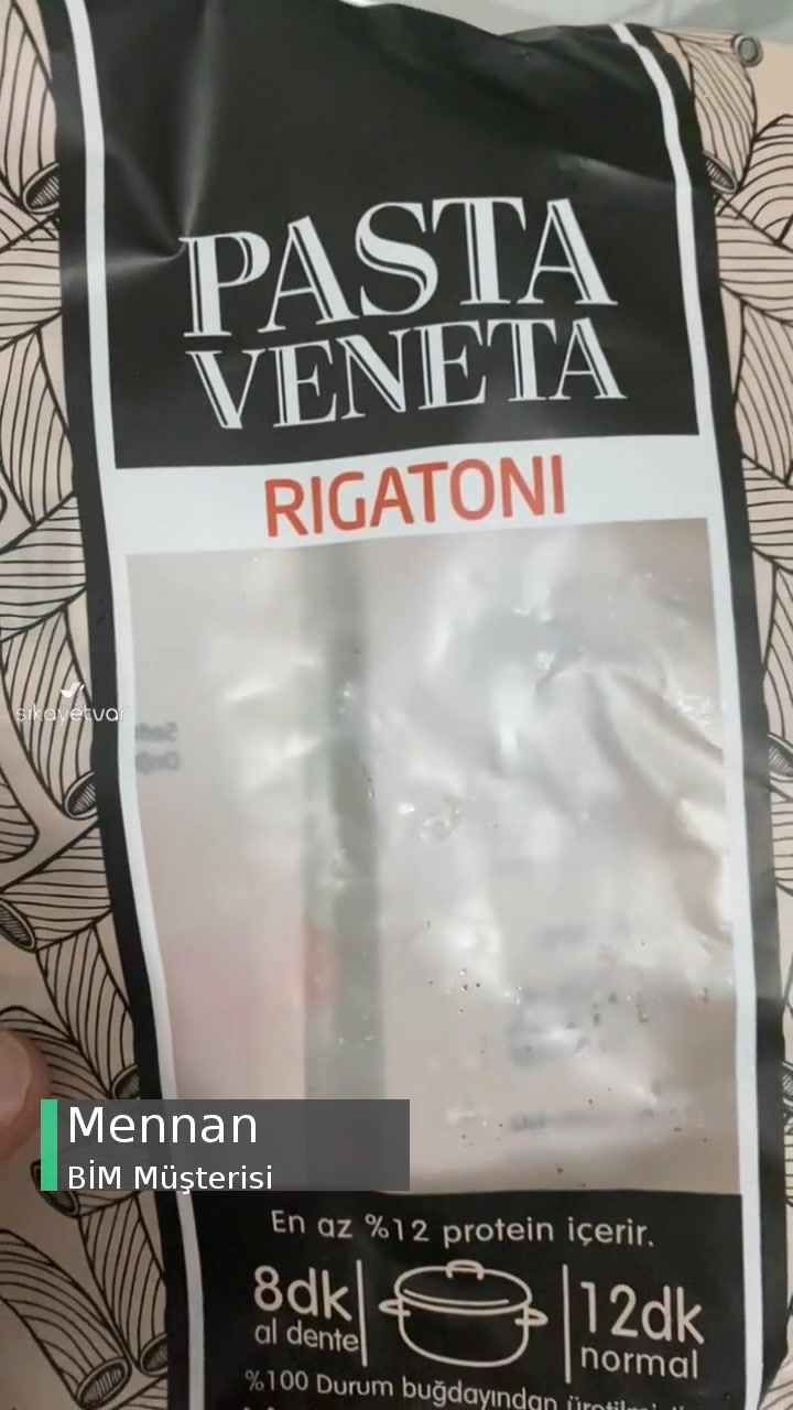 BİM Pasta Veneta Makarna Erişteye Döndü! videonun kapak resmi