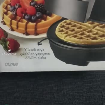 A101 Sinbo Waffle Makinesi Aldım Pişirmiyor!