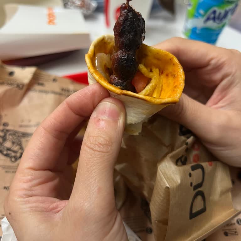 Dürümle Yanık Adana Kebap Sorunu Tekrarlandı, Özenli Hizmet Bekliyorum