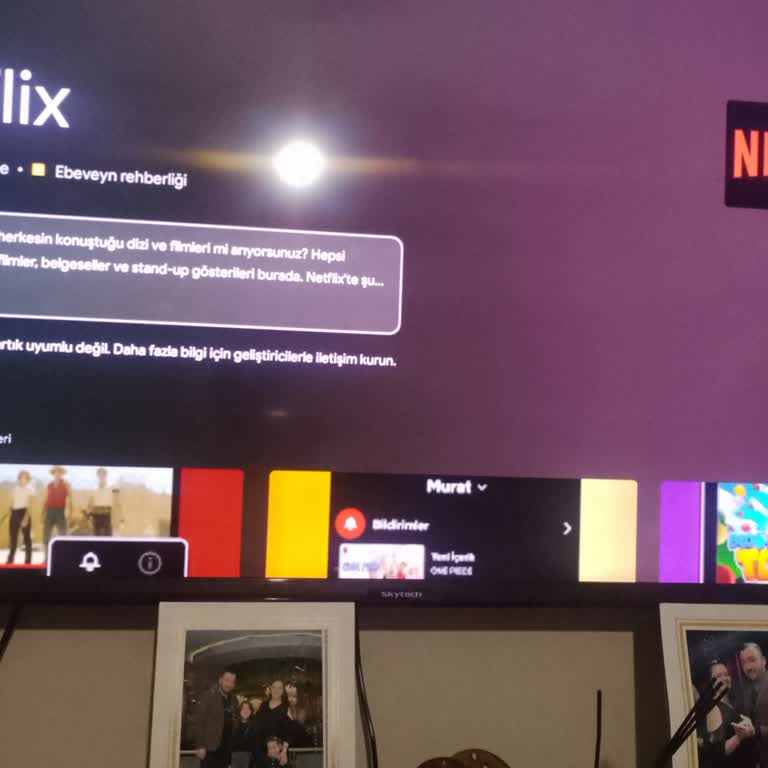 Televizyonda Uygulama Uyumsuzluğu ve Yazılım Güncelleme Talebi