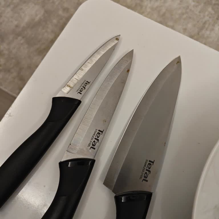 Yeni Alınan Tefal Bıçak Setinde İlk Kullanımda Paslanma Sorunu