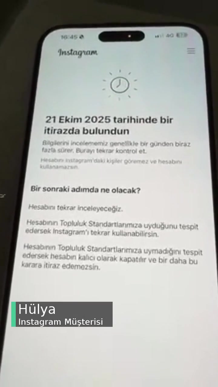 Instagram Hesap Kapatılmadı videonun kapak resmi