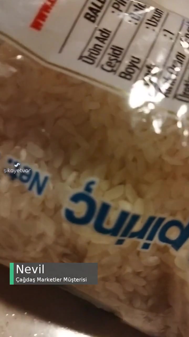 Çağdaş Marketler Böcekli Pirinç videonun kapak resmi