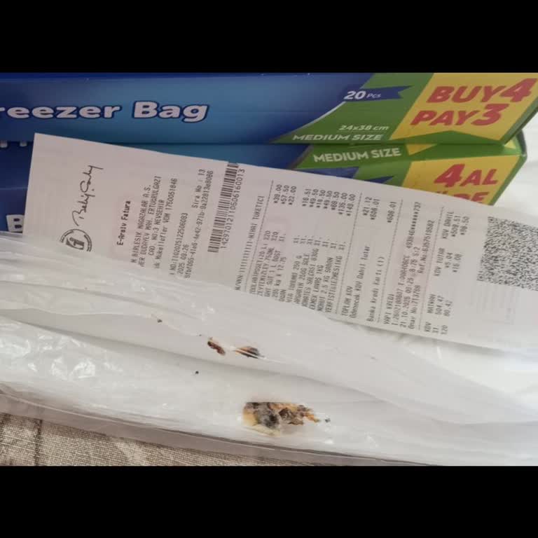 Buzdolabı Poşetinde Hijyen Sorunu Ve Açıklama Talebi