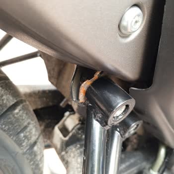 Sıfır Motosikletin Şasi Demiri Yamuk Ve Paslı Çıktı Güvenliğinden Endişeliyim