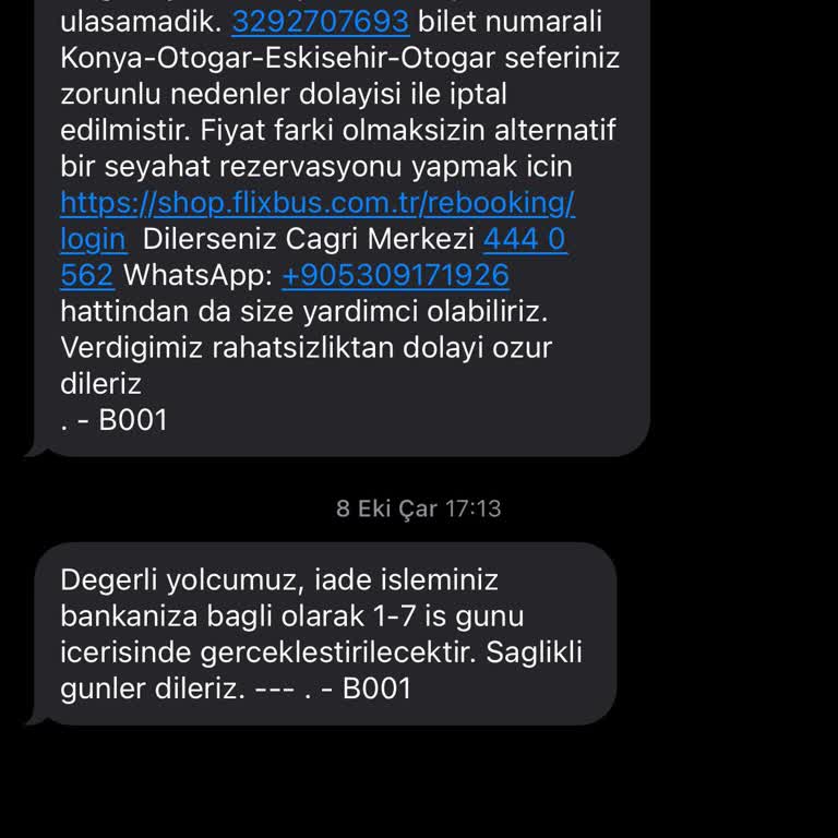 İptal Edilen Sefer Sonrası Mağduriyet Ve İade Sorunu: Müşteri Hizmetlerine Ulaşılamıyor