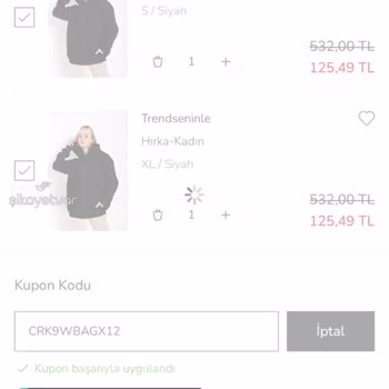 LCW Kuponu Yanlış