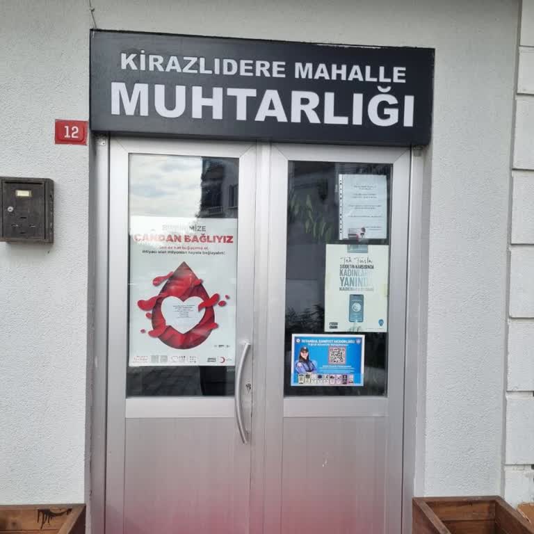 Çekmeköy Kirazlıdere Mh Muhtarlığı Şikayeti