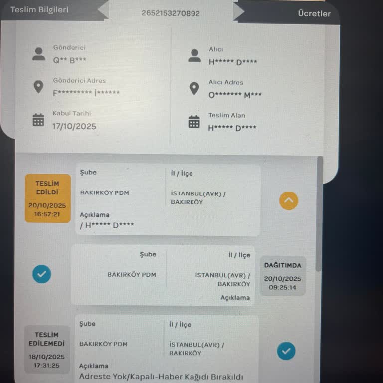 PTT Kargo Kayıp Kargo Ve Yanlış Teslimat Mağduriyeti