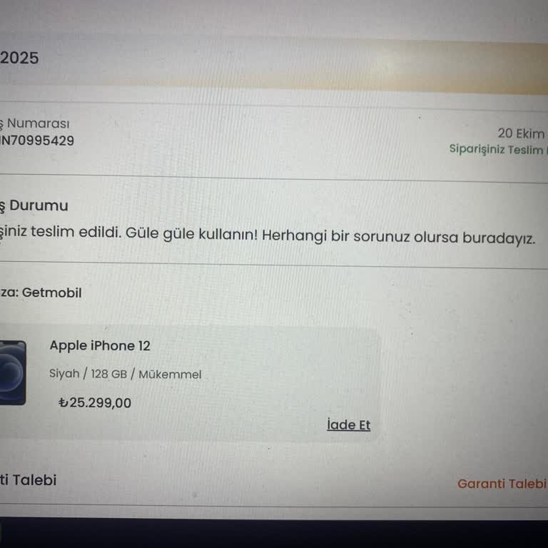 Değişen Parçalı İphone 12 Ve Yetersiz Destek: Mükemmel Seviye Beklentisi Karşılanmadı