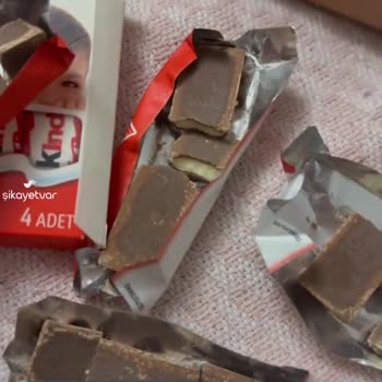 Kinder Çikolata Bozuk Çıktı