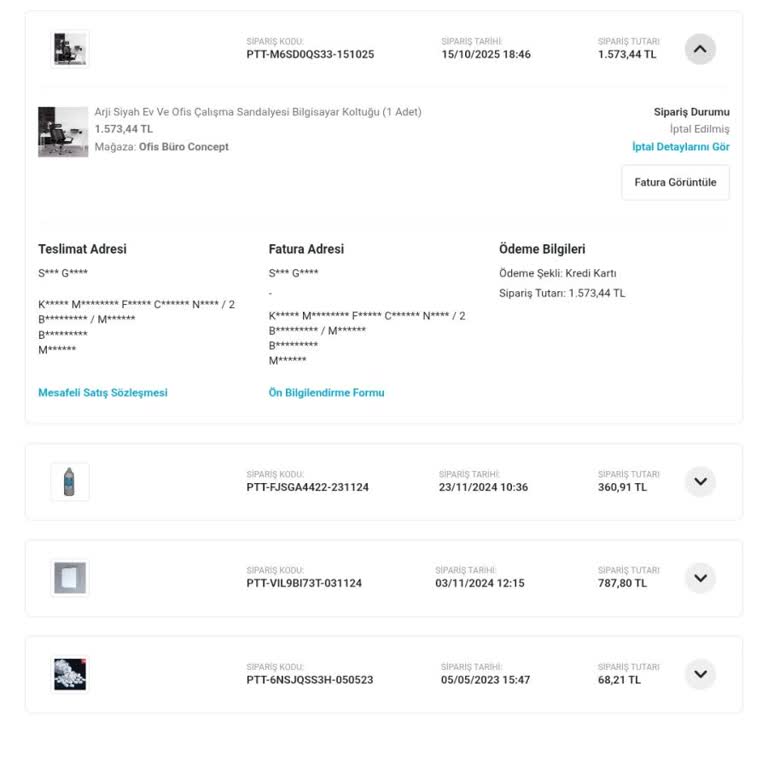 İptal Edilen Siparişin Para İadesi Yapılmıyor, Bilgilendirme Yok