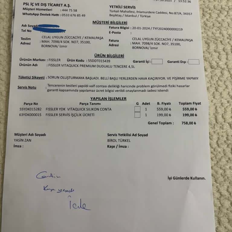 Garanti Kapsamındaki Düdüklü Tencerem Tamir Edilmeden Geri Gönderildi, Mağdur Oldum