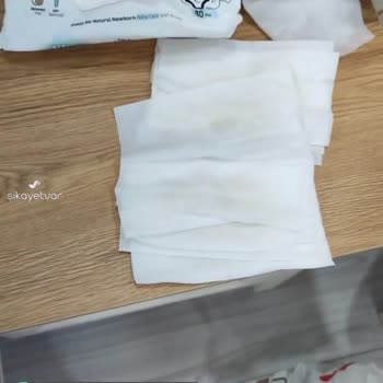 Sleepy Mendil Kirli Çıktı Paketten