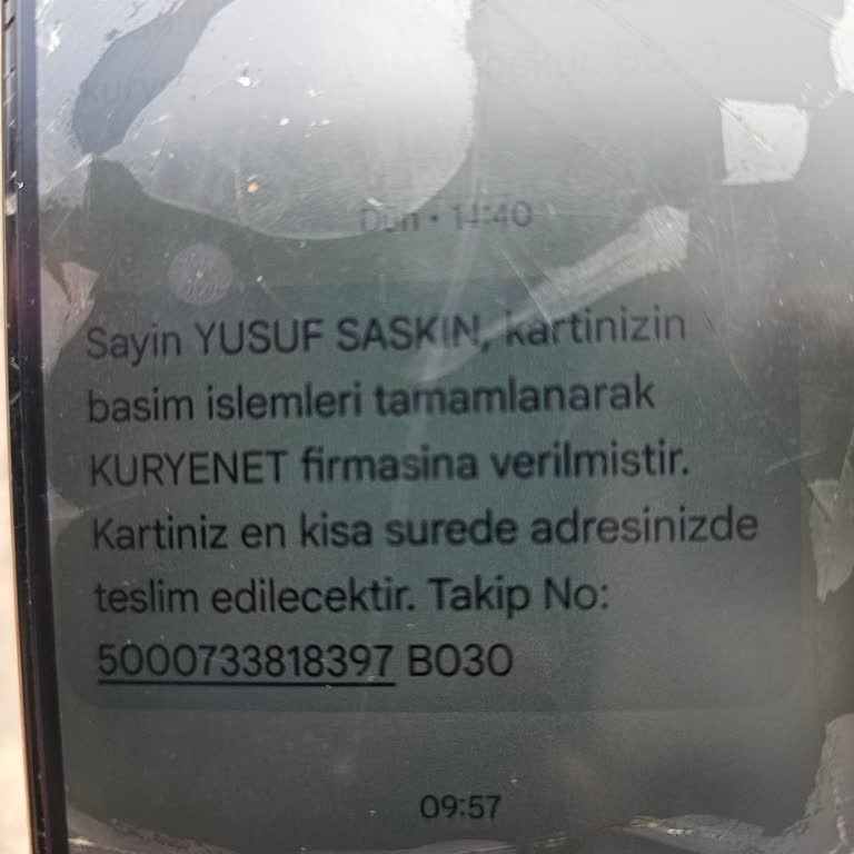 Kart Teslimatında Kaba Kurye Ve Eksik Bilgilendirme Mağduriyeti