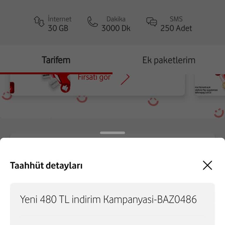 Paket Değişikliği Talebine Yüksek Cayma Bedeli Yansıtılması