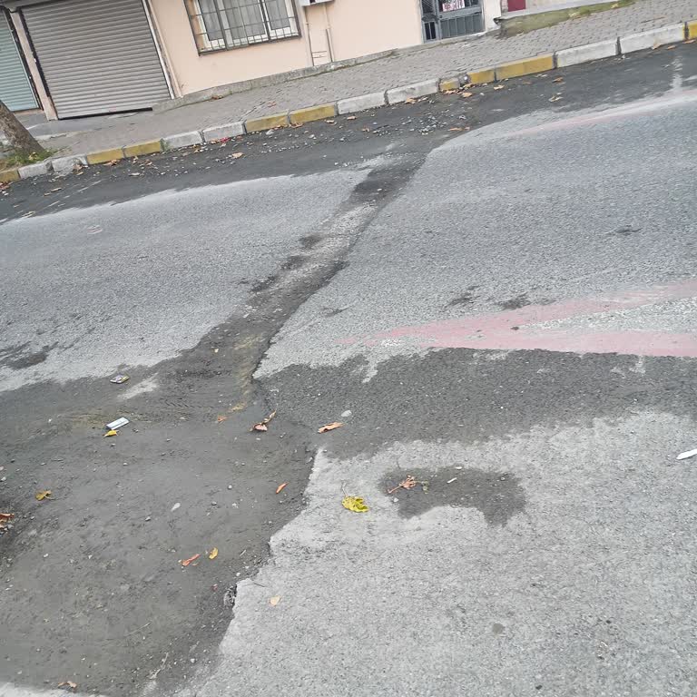 Yoldaki Derin Çukur Evlerimizi Sallıyor, Acil Onarım Bekliyoruz!