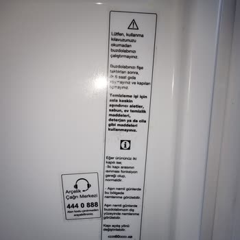 Arçelik Derin Dondurucuda Sürekli Alarm Sorunu Ve Teknik Destek Talebi