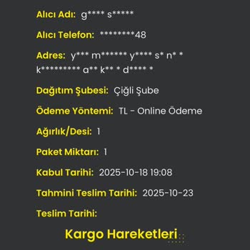 Gratis Kargo Teslimatında Uzun Süreli Gecikme Ve Bilgilendirme Eksikliği