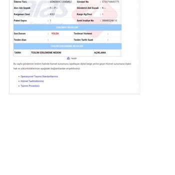 Kargom Yanlış Şehre Gönderildi, Teslimat Gecikti Ve Mağduriyetim Giderilmiyor