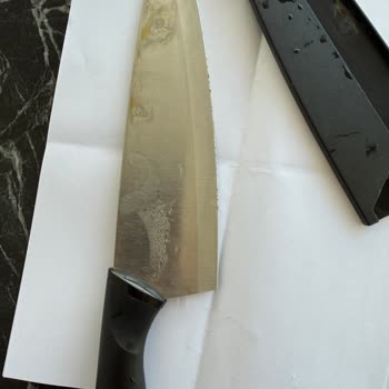 Tefal Paslanmaz Çelik Bıçakta Kısa Sürede Pas Lekeleri Oluştu