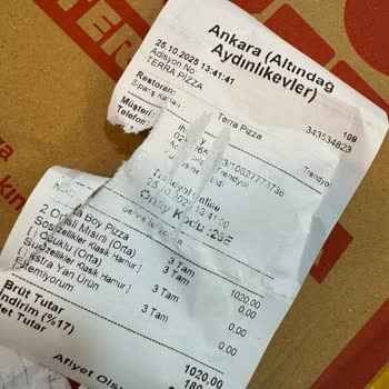 Eksik Teslimat Ve Ücret İadesi Yapılmayan Pizza Siparişi Mağduriyeti