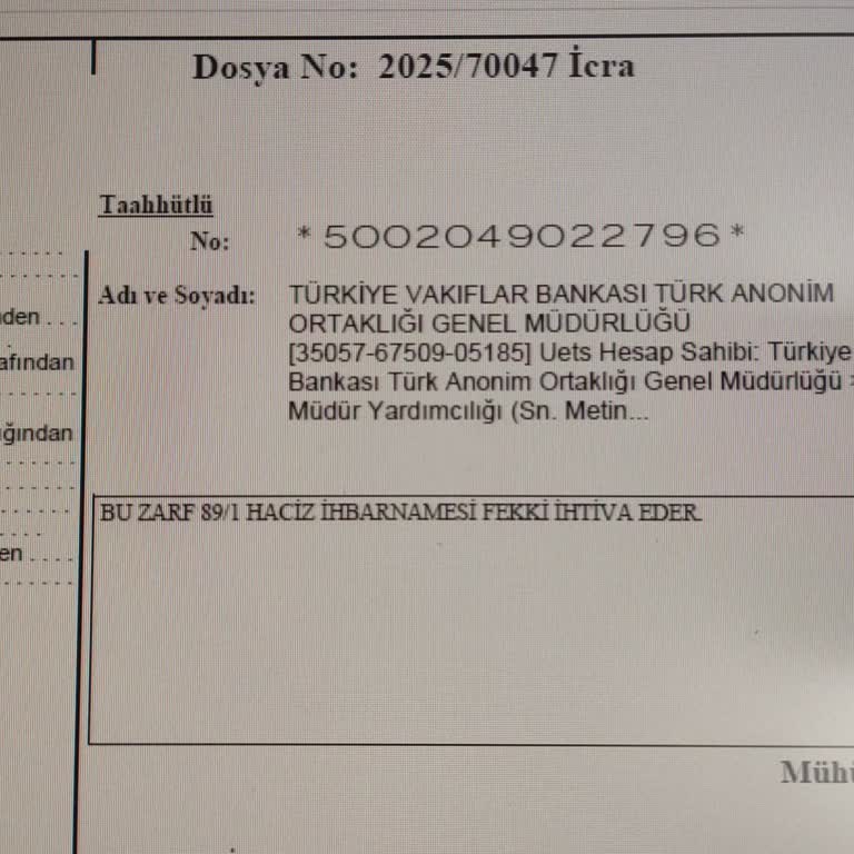 Haciz Sonrası Bloke Kaldırılmıyor Mağduriyetim Sürüyor