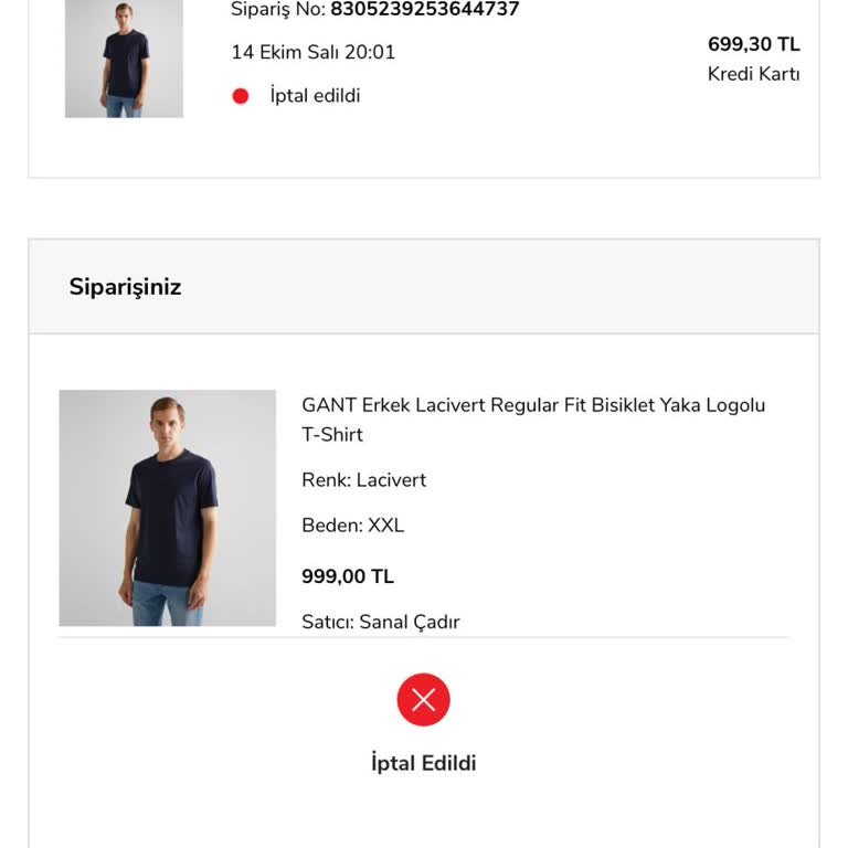 Siparişim Bilgi Verilmeden İptal Edildi, Güvenim Sarsıldı