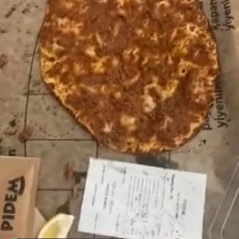 Pidem Restaurant Lahmacunların Boyutu Küçülmüş!