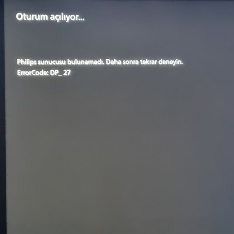 Philips Televizyonum İnternete Bağlı Görünüyor Ama Uygulamalar Açılmıyor