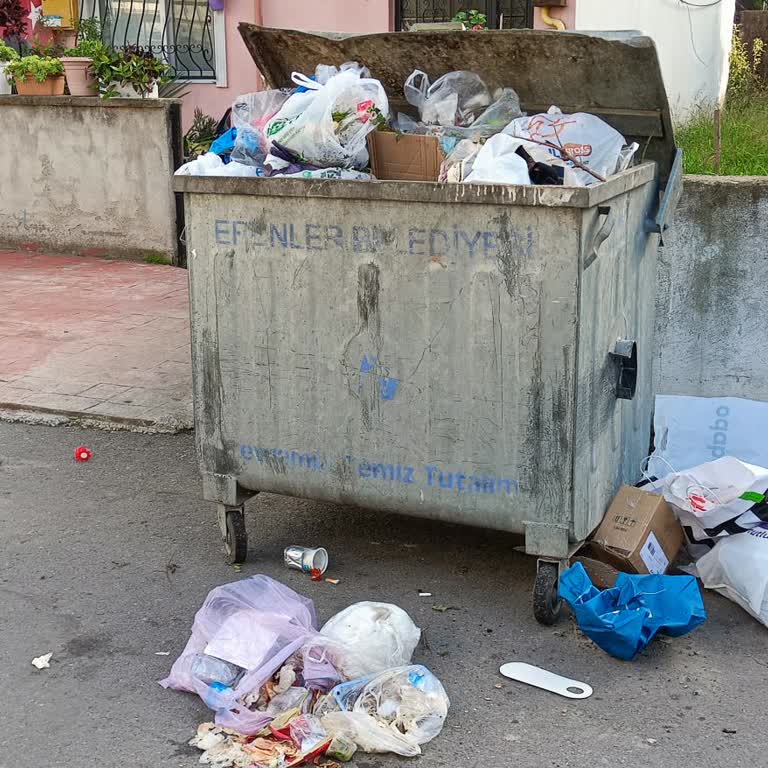 Erenler Belediyesi Pazar Günleri Çöp Toplanmıyor, Çevre Ve Sağlık Riski Oluşuyor